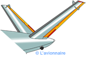Empennage structure Papillon