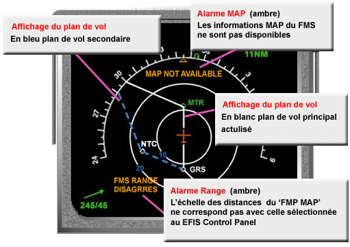Nav Display Map arrière