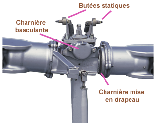 Rotor semi rigide