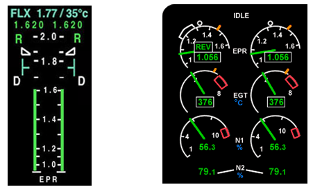 Instru EPR N1 A320