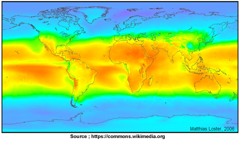 Circulation Terre Ensoleillement