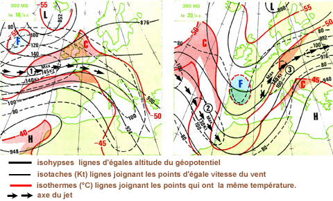 Jet Stream carte