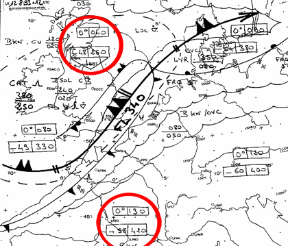 Jet Stream carte