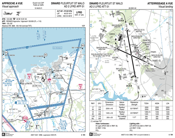 Carte VAC Dinard 