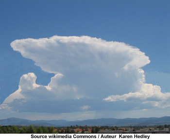 Photo cumulonimbus mono cellule