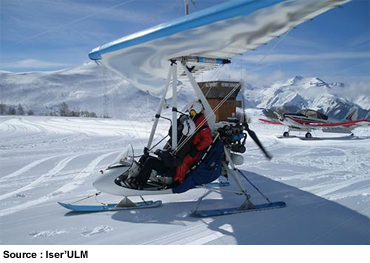 Pendulaire sur skis  